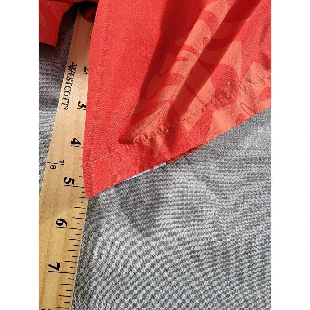 Quiksilver Volley‎ Shorts Red Tropical Beach bird of paradise w/ pockets
